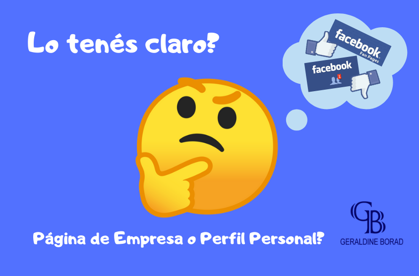 Facebook: Perfil personal o Página de Empresa?